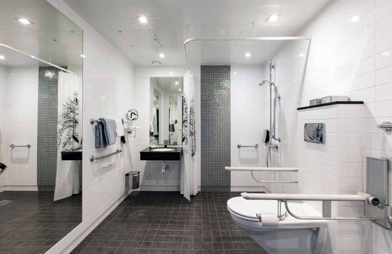 Smart bathroom with automated lighting